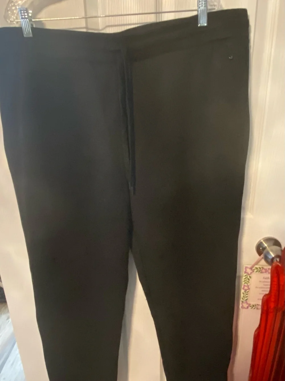 32 Degrees Black Men's Jogger Sweatpants with Drawstring Waist
